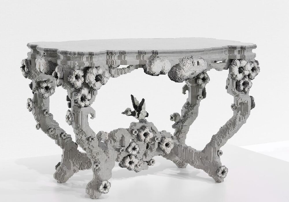 Digital Matter: Gigavoxel table